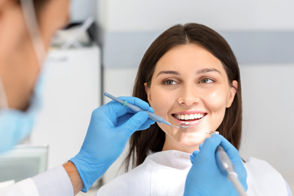 Dental exam and teeth cleanings